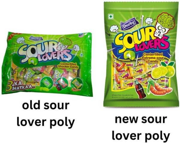 Derby Sour Lovers _166pcs each pkt_(Combo pack of 2) Ta...
