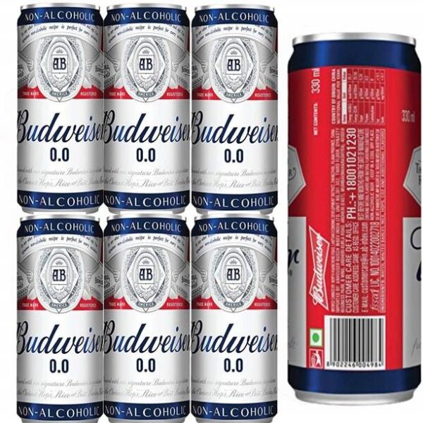 Budweiser BW0 0.0 330 ML -CAN Can