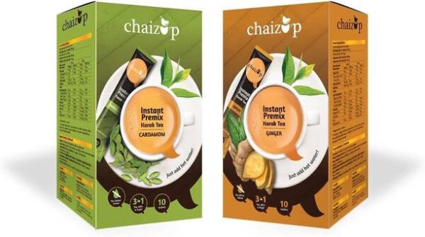 chaizup Instant Cardamom & Ginger Premix Tea - Pack of ...
