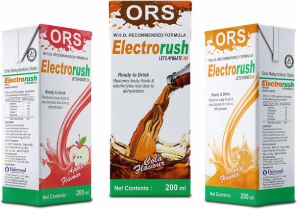 Electrorush ORS Combo Pack WHO Recommended Formula Hydr...