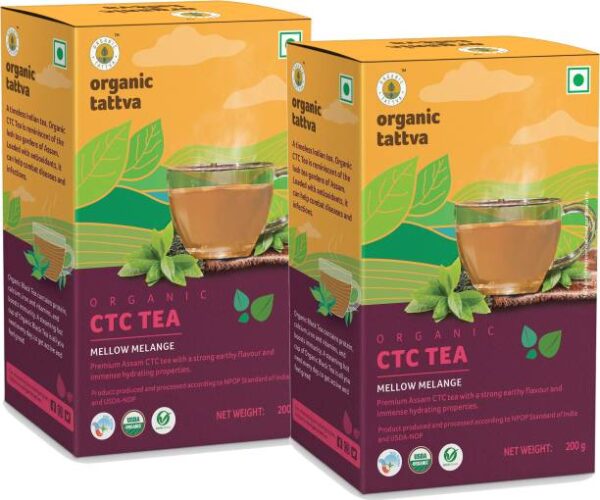Organic Tattva Organic Premium Assam CTC Black Tea (Cha...