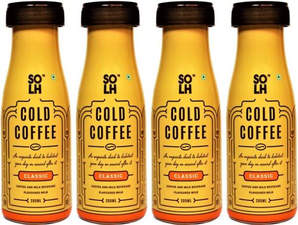 SOLH Classic Cold Coffee, Ready to Drink, Smooth, Cream...