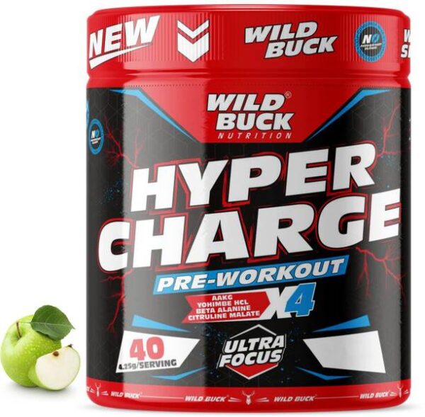 WILD BUCK Hyper Charge Pre-Workout For Hardcore Pump ,N...
