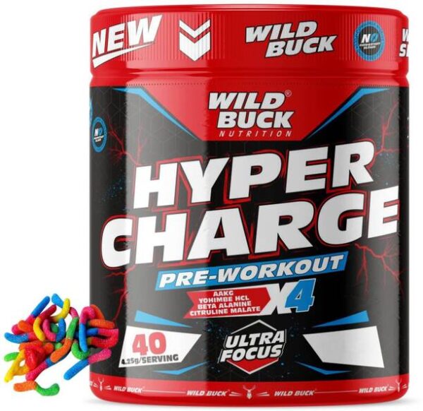 WILD BUCK Hyper Charge Pre-Workout For Hardcore Pump ,N...