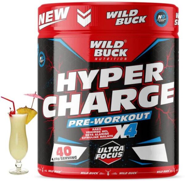 WILD BUCK Hyper Charge Pre-Workout For Hardcore Pump ,N...