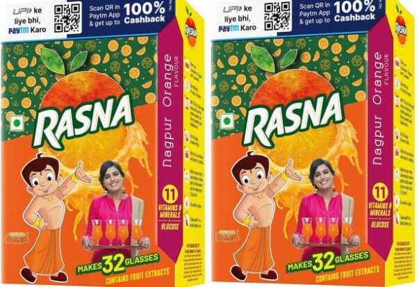 Rasna Nagpur Orange 32 Glass