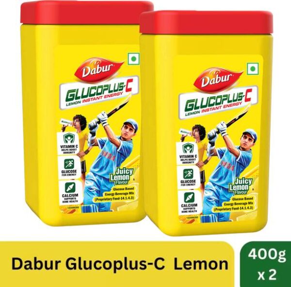 Dabur GlucoPlus-C Instant Energy Glucose Juicy & Tasty ...