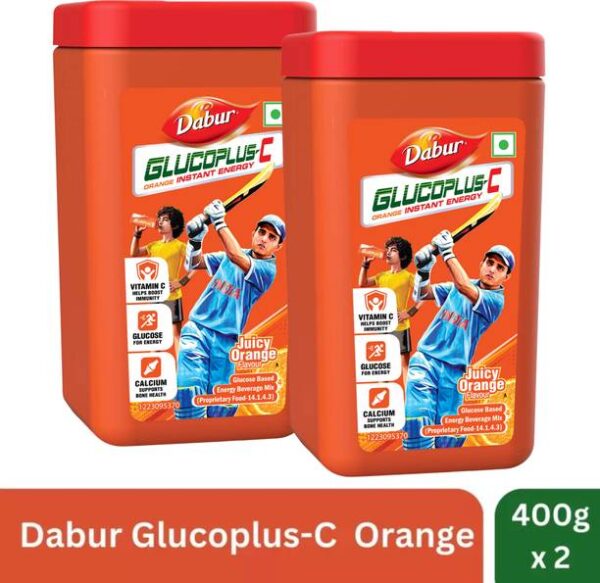 Dabur GlucoPlus-C Instant Energy Glucose Juicy & Tasty ...
