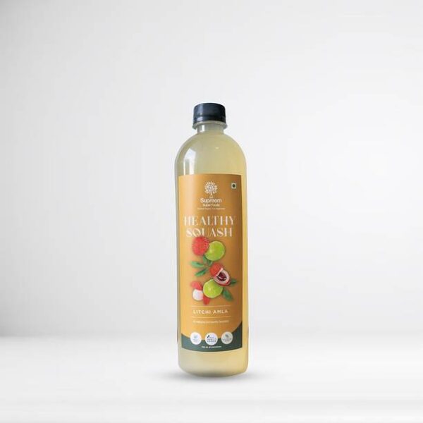 SSF Supreem Super Foods Litchi Amla Healthy Squash 700m...